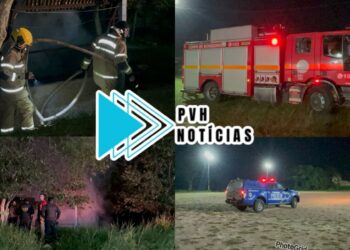 URGENTE: Casa é destruída por incêndio no bairro Nacional