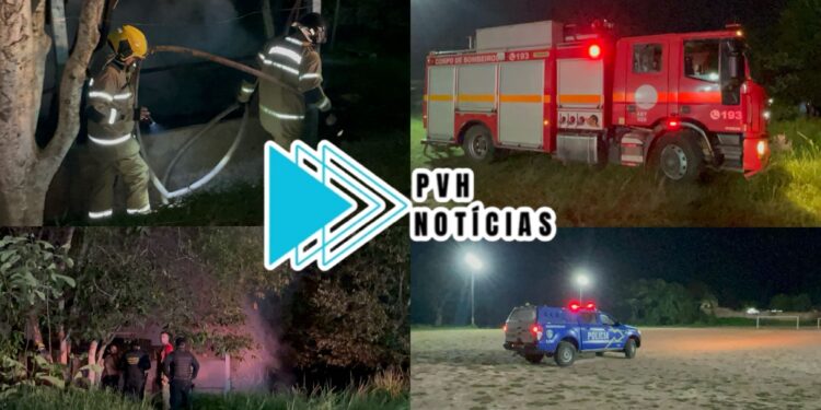 URGENTE: Casa é destruída por incêndio no bairro Nacional