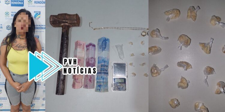 NÃO COLOU: Equipe do sgt Machado prende traficante que escondia drogas em marreta