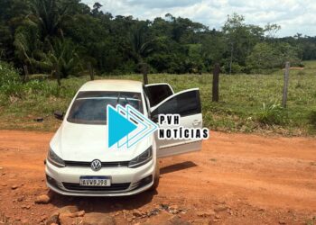 URGENTE: PM age rápido e recupera em Ariquemes carro furtado de empresário na capital