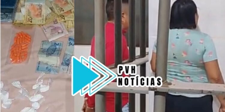 AMOR BANDIDO: Equipe do sgt Machado prende casal vendendo drogas na “Boca do Paulo”