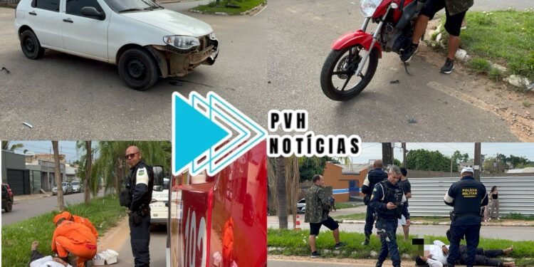 URGENTE: Palio avança preferencial e causa grave acidente no centro