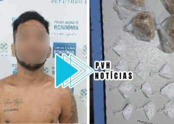 NO TANCREDO: Suspeito de tráfico é preso com drogas após perseguição na zona leste