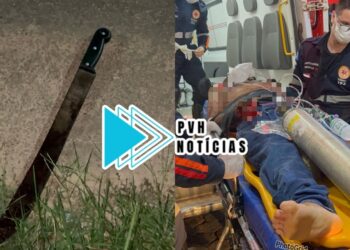 ATUALIZADA: Homem é atacado a golpes de facão durante bebedeira no Cristal da Calama