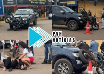 URGENTE: Motorista faz conversão e bate de frente com moto aplicativo na zona leste