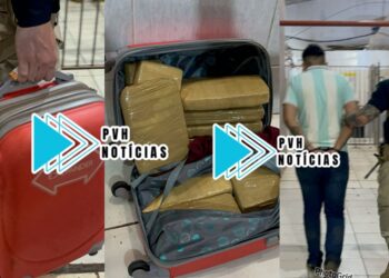 ATUALIZADA: Traficante é preso com 14kg de skunk na BR-364 em Porto Velho