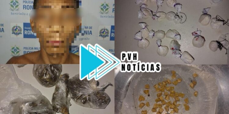 BOCA DO PIOLHO: Traficante tenta fugir pulando muros e cercas, mas é preso com drogas na zona sul