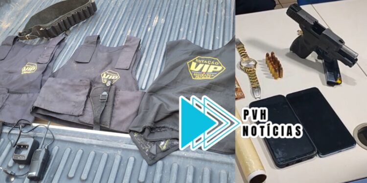 URGENTE: Trio do PCC é preso com pistola e coletes balísticos após ameaçarem policial no Morar Melhor
