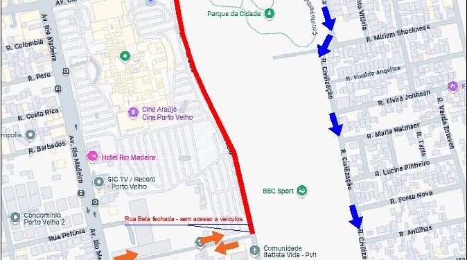 ATENÇÃO: Trânsito muda no entorno do Parque da Cidade durante o Natal