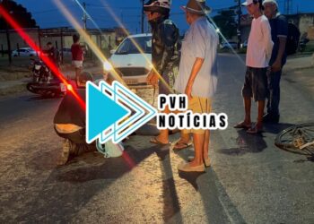 URGENTE: Acidente entre moto e bike deixa homem gravemente ferido na zona sul