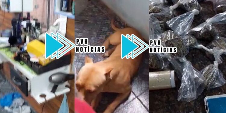 MALA FUGIU: Equipe do sgt Machado fecha boca de fumo usada em barbearia de fachada no Mariana