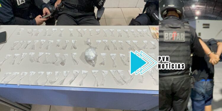 PERSEGUIÇÃO: BPTAR apreende adolescente com drogas em moto sem placa