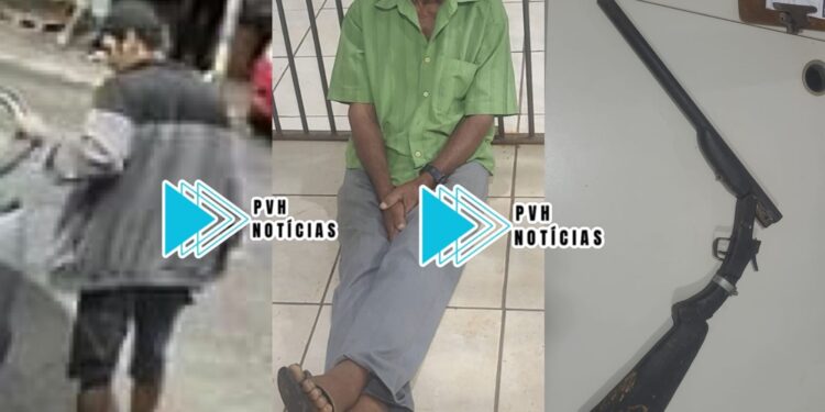 LIVRE: Adolescente é libertada de cativeiro e idoso foragido por estupro é preso com espingarda