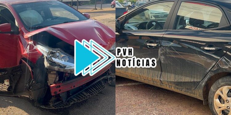 SUSTO GRANDE: HB20 capota em acidente na Avenida Abunã