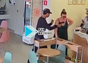 VÍDEO: Bandido pede água e faz roubo em sorveteria no centro de Porto Velho