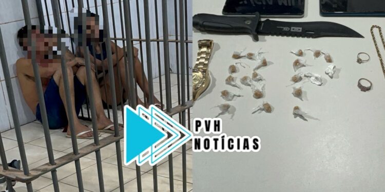 SPRAY DE PIMENTA: Casal é preso com drogas e familiares investem contra a PM