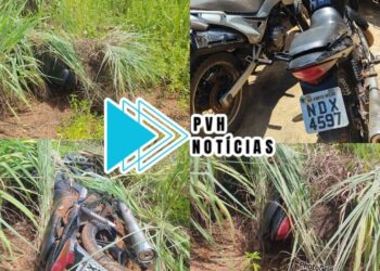 RECUPERADA: PM recebe denúncia e encontra moto furtada em matagal no Cascalheira
