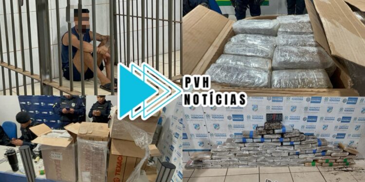 ATUALIZADA: Motorista de app é preso com 75kg de maconha na zona leste