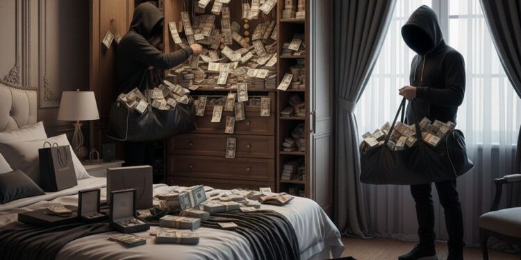 PELO TELHADO: Bandidos invadem residência, rendem adolescente e roubam R$10 mil na zona leste