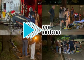 URGENTE: Ciclista fica inconsciente após ser atropelado por carro na zona leste