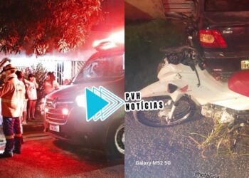 EMBRIAGADO: Motociclista inabilitado é preso bêbado após cair em córrego na zona sul