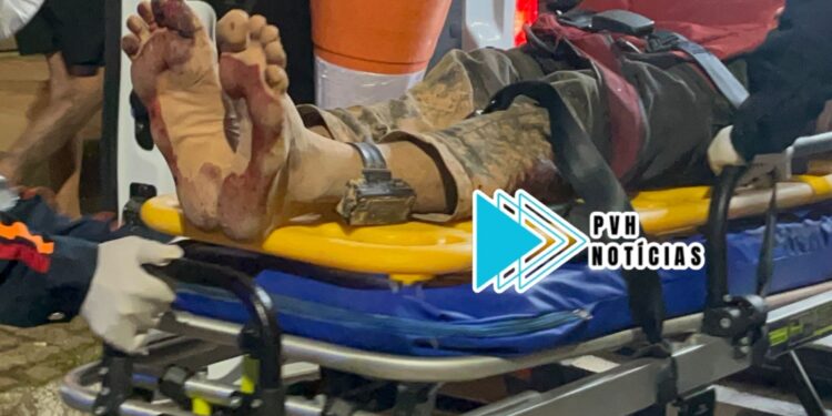 URGENTE: Apenado monitorado é espancado a pauladas no Cai N’água