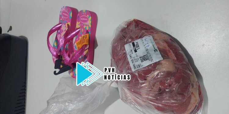 NO IG: Homem é preso após furto de sandália infantil e coxão mole em supermercado