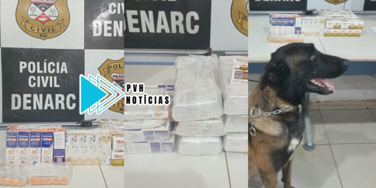 MOUNJARO: Denarc faz apreensão de emagrecedor ilegal em empresa no centro de Porto Velho