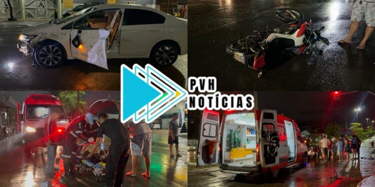 URGENTE: Motociclista quebra braço e perna em grave acidente na Rio de Janeiro