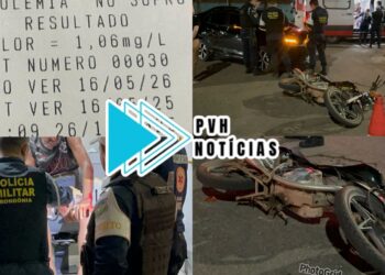 URGENTE: Idoso embriagado é preso após pilotar moto pela calçada e causar acidente na Caula