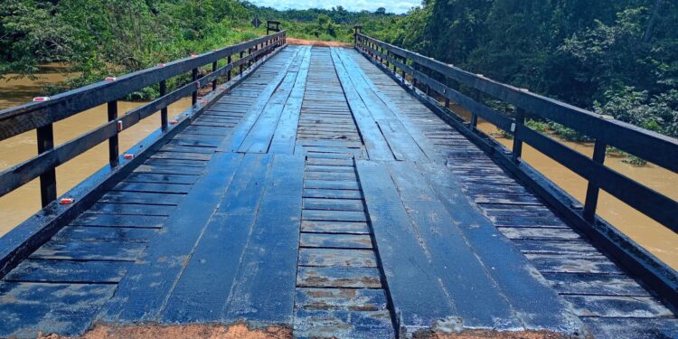 Governo do Estado atende pedido do deputado Laerte Gomes e inicia recuperação de ponte em Alvorada do Oeste