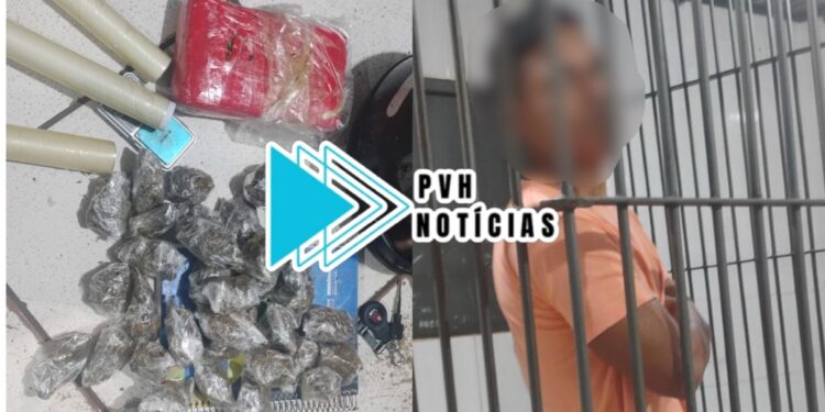 NA HORA H: Homem é preso com maconha enquanto vendia para viciado na zona sul