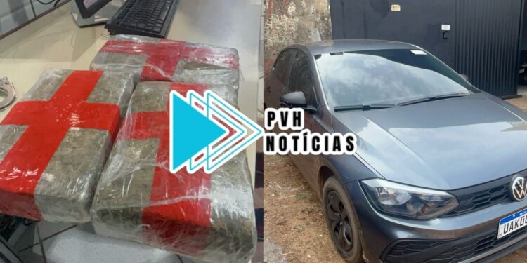 PERDI: BPChoque atira em veículo durante perseguição e prende traficante com 3kg de drogas na zona sul