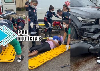 URGENTE: Novo acidente na Duque de Caxias deixa mãe e filha feridas após carro avançar cruzamento