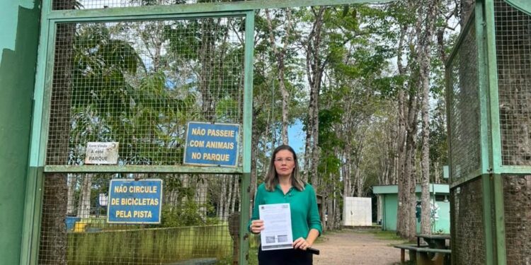 Sofia Andrade comemora avanço na revitalização do Parque Circuito em Porto Velho