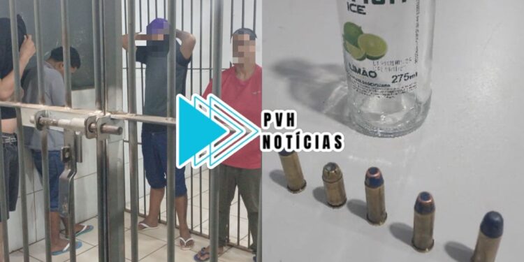 DESCONFIADOS: Bando é preso com munições em restaurante na zona sul