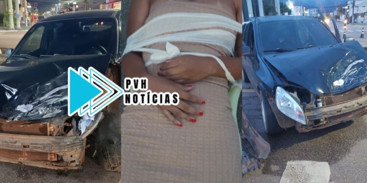 URGENTE: Motorista de pick-up foge após grave acidente na Carlos Gomes