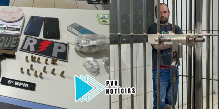 VÍDEO: Vulgo “Posseidon” é preso com arma e drogas em operação da PM na zona leste