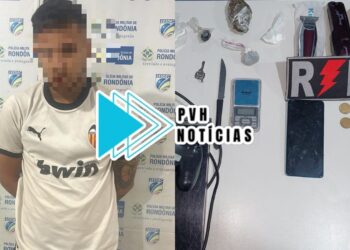VÍDEO: Equipe do sgt Machado prende acusado de tráfico com drogas no Nova Porto Velho