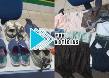 ARRASTÃO: Ladrão é preso após furto em Loja Avenida no centro de Porto Velho