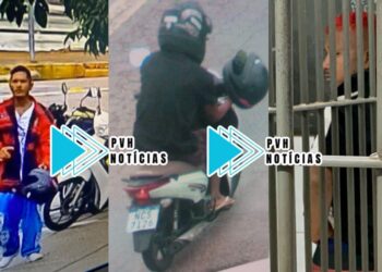 RECUPERADA: Ladrão filmado furtando moto na frente do CPA é preso no Ramal Maravilha