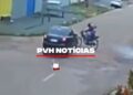 VÍDEO: Câmera registra pai e filho feridos em grave acidente na Duque