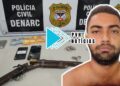 PROTETOR DAS FRONTEIRAS: Denarc prende vulgo “Pânico e Tatinha” com drogas e arma