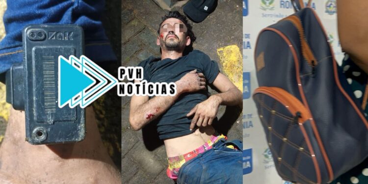 APANHOU: Apenado é surrado pela população após roubo no centro