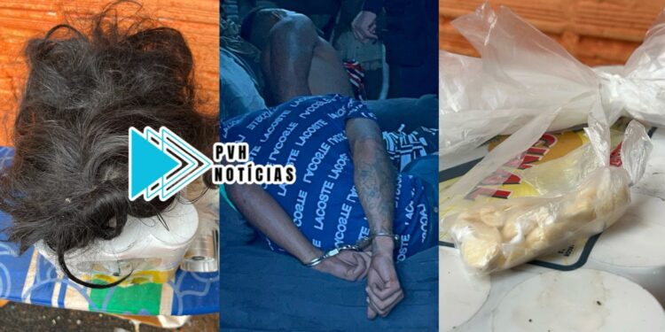 VÍDEO: Equipe do sgt Machado prende foragido usando peruca e comparsa com drogas em mocó