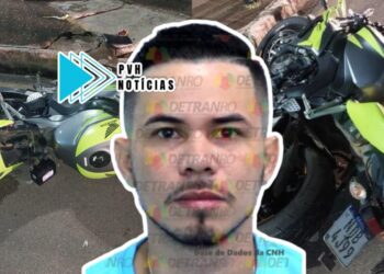 NÃO RESISTIU: Piloto de CB1000 morre no hospital após grave queda no centro de Porto Velho