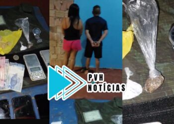 ATUALIZADA: Traficante foge e deixa esposa e amigo apenado serem presos com drogas na zona leste