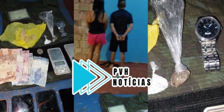 ATUALIZADA: Traficante foge e deixa esposa e amigo apenado serem presos com drogas na zona leste