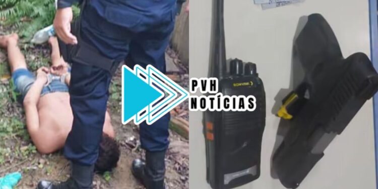 EM ITAPUÃ: Adolescente de 16 anos é flagrado com pistola e drogas após tentativa de homicídio