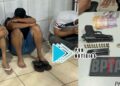 NO FLODOALDO: BPTAR flagra apenado monitorado e comparsas com pistola em veículo na capital